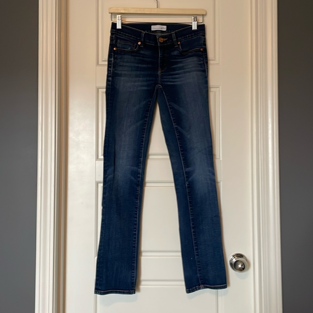 LOFT modern straight jeans